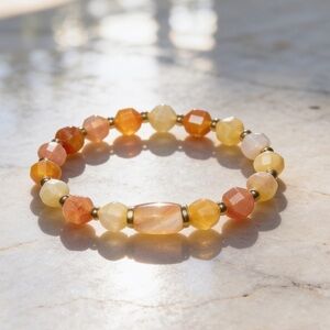 8mm 🔥 Yellow Prism Jade Bracelet 💛